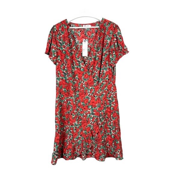 Molly Bracken Poppy Print Wrap Dress - Picture 2 of 14